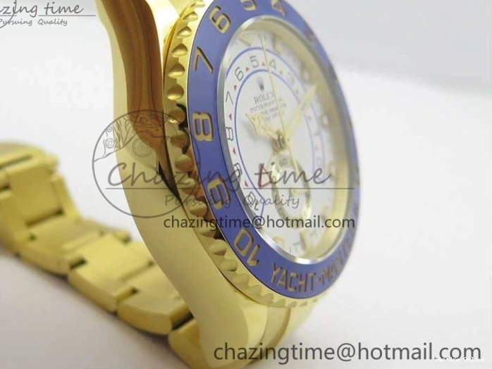 0209 ComfortFit YachtMaster II 2017 baselworld 116688 YG Blue Ceramic JF 1:1 Best Edition on YG Bracelet A 3063